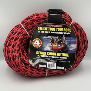 Airhead Deluxe Tube Tow Rope 60 Feet 680 lb Weight Limit WMR-418 🆕